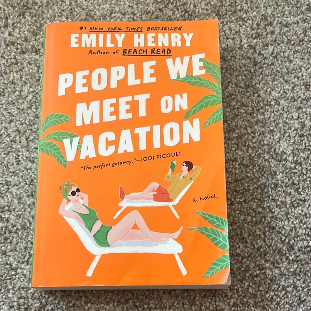 'People We Meet on Vacation' Book - Orange Cover
